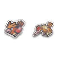 Spearow & Fearow Pokémon Pixel Pins (2-Pack)