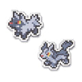 Poochyena & Mightyena Pokémon Pixel Pins (2-Pack)