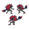 Zoroark Stickers (3-Pack)