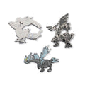 Reshiram, Zekrom & Kyurem Pokémon Pins (3-Pack)