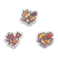 Pidgey, Pidgeotto & Pidgeot Pokémon Pixel Pins (3-Pack)