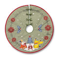 Pikachu & Fuecoco Pokémon Holiday Green Tree Skirt
