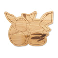Pikachu & Eevee Pokémon Kitchen Wooden Cutting Board