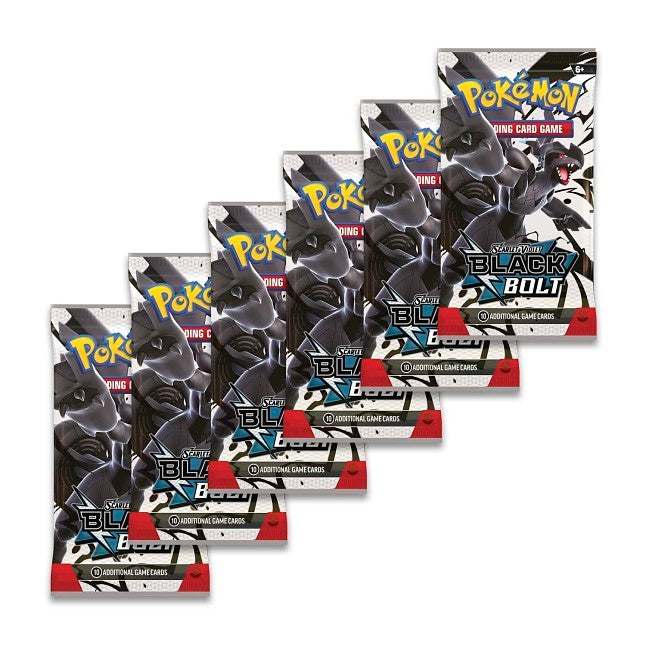 Pokémon TCG: Scarlet & Violet-Black Bolt Booster Bundle (6 Packs)