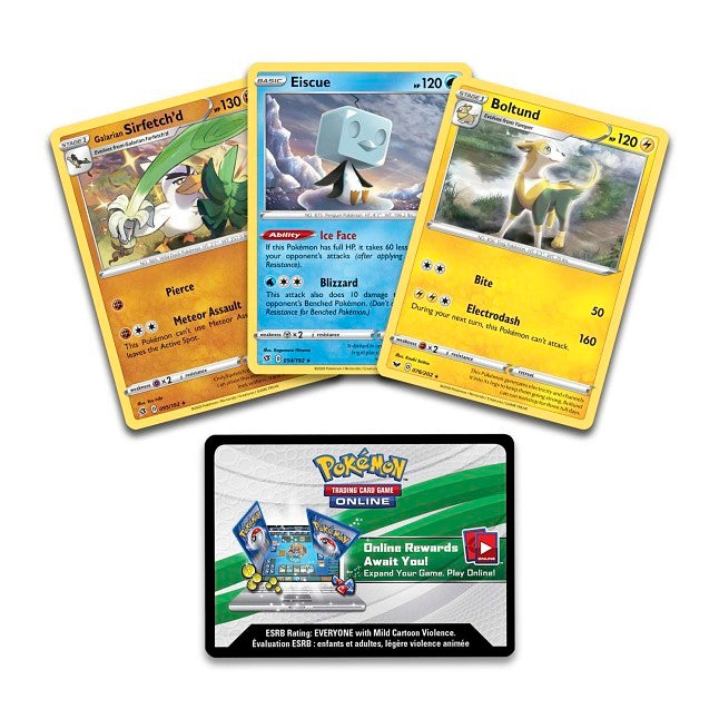 Pokémon TCG: Knock Out Collection (Boltund, Eiscue & Galarian Sirfetch'd)